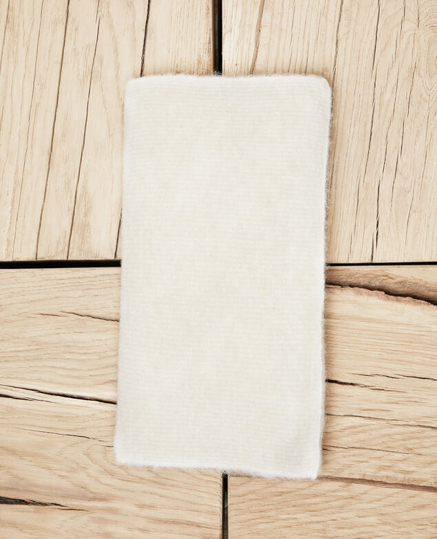 Fluffy scarf Off white