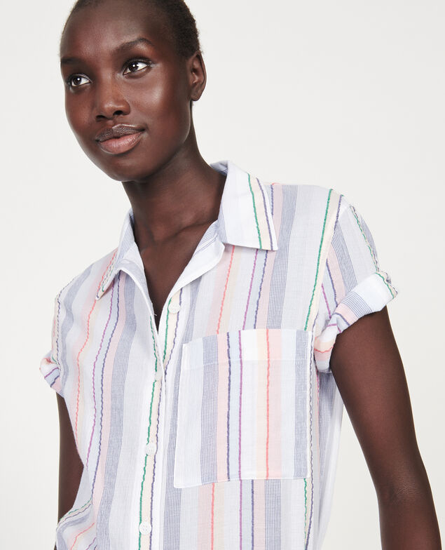 Cotton shirt Stripes multico