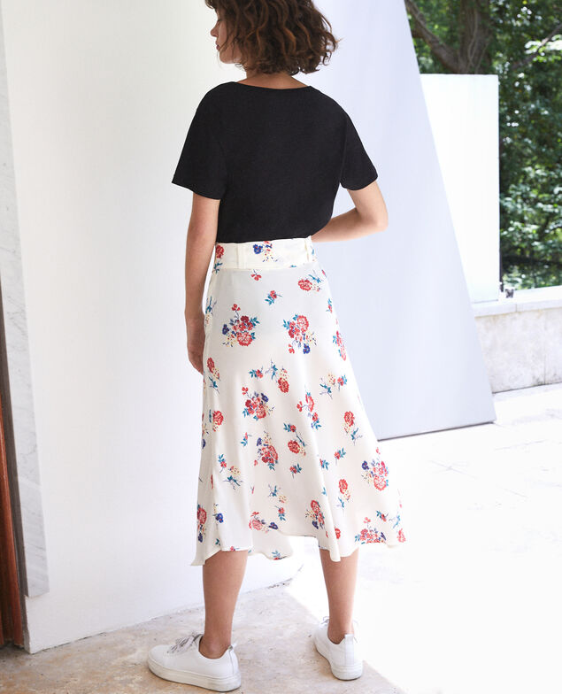 Belted skirt White