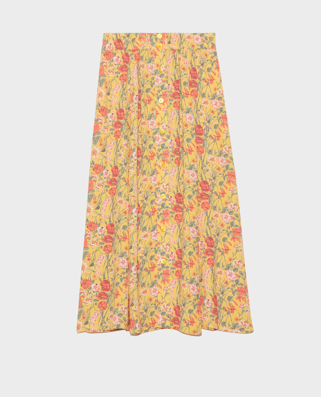 Mid-length skirt Ete gold small