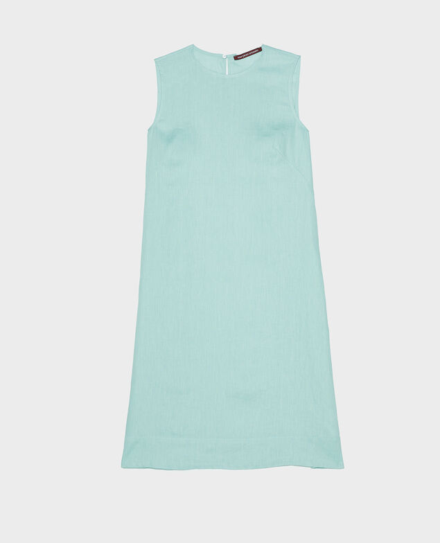 100% linen dress Blue haze