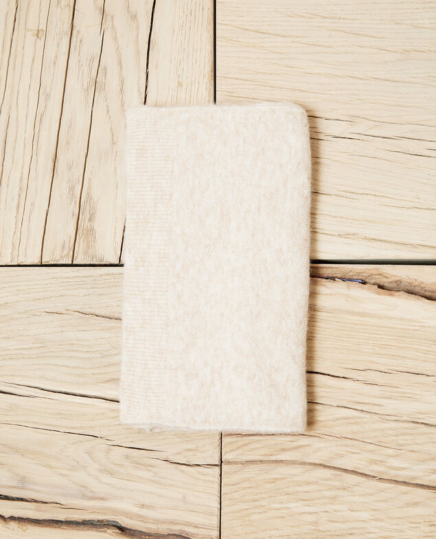 Fluffy scarf Silver gray