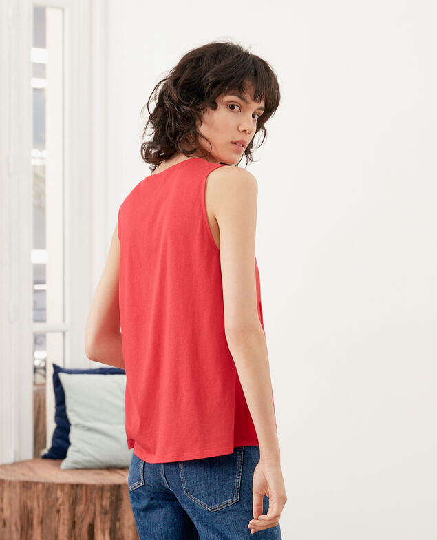 Sleeveless top Ultra pink