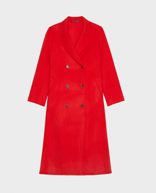 Long coat Fiery red
