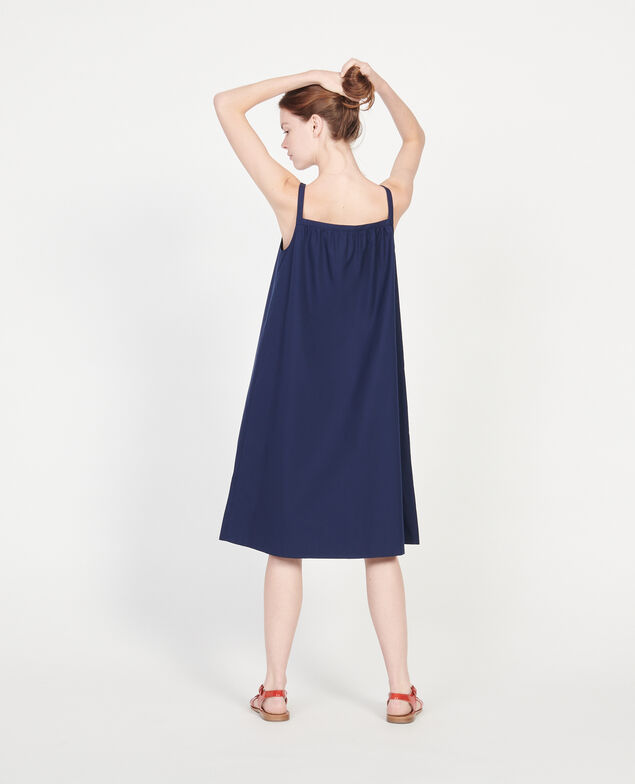 Cotton dress Maritime blue