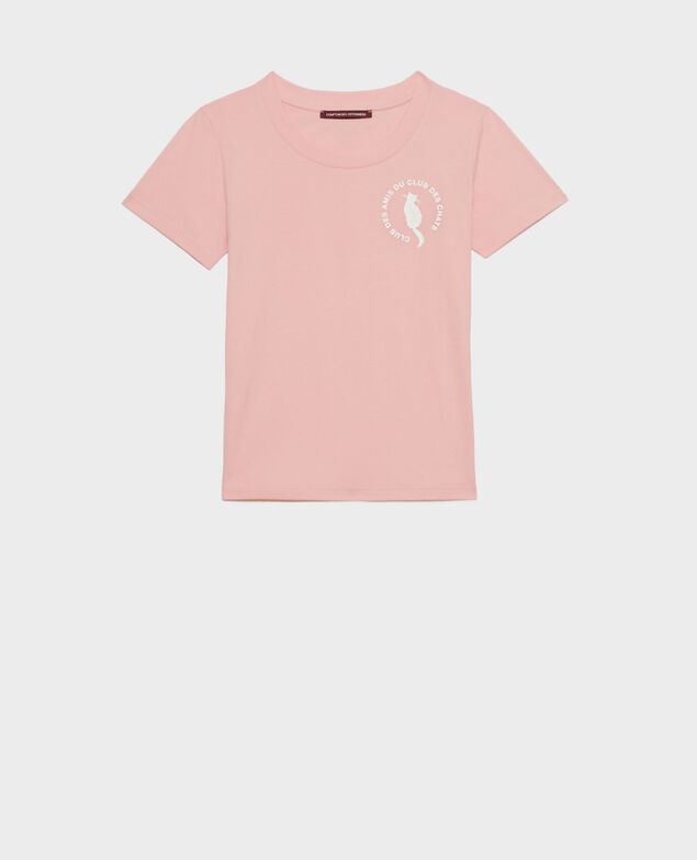Cotton T-shirt Powder pink