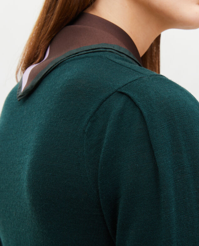 Round neck merino wool jumper Scarab