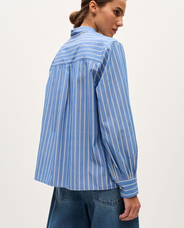 Striped shirt K632 stripes blue