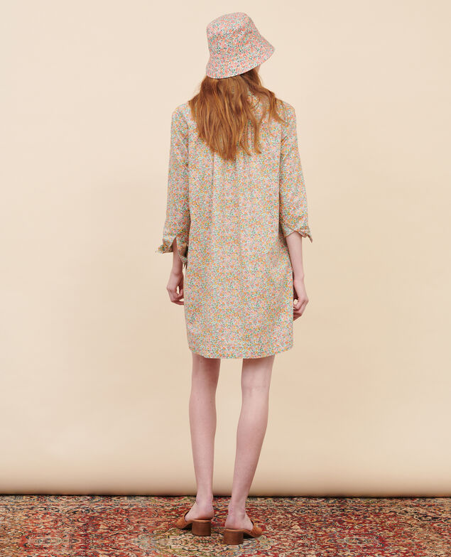 Cotton shirt dress 92 print red