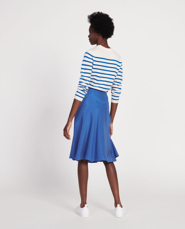 Silk skirt Little pois surf the web