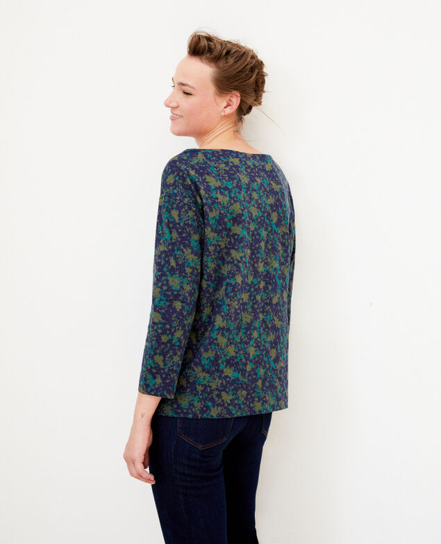 Boatneck t-shirt Green