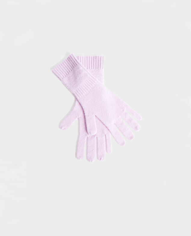 Cashmere gloves Pastel lilac