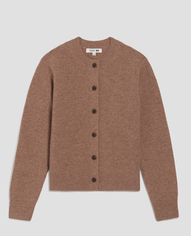 Wool cardigan U321 beige