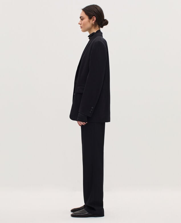 Wool blazer H091 black beauty