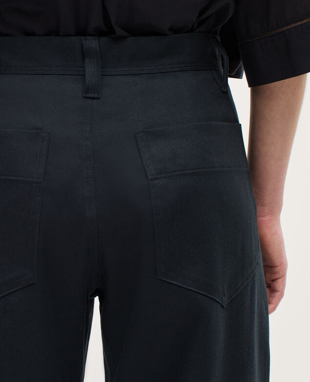 Barrel leg trousers K080 vulcan gray