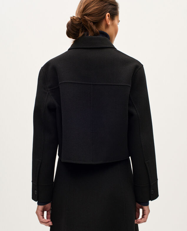 Double-faced jacket H091 black beauty