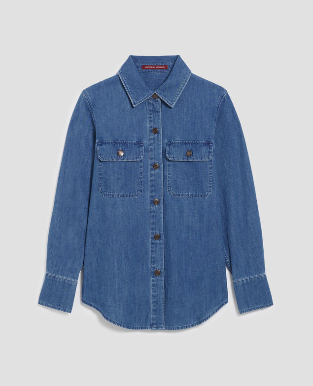 Denim shirt J621 light blue