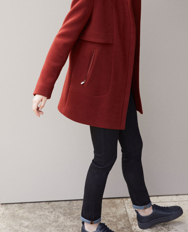 Hooded coat  Velvet