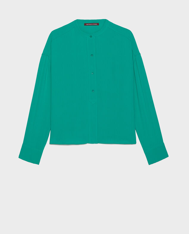 Straight-cut blouse Golf green