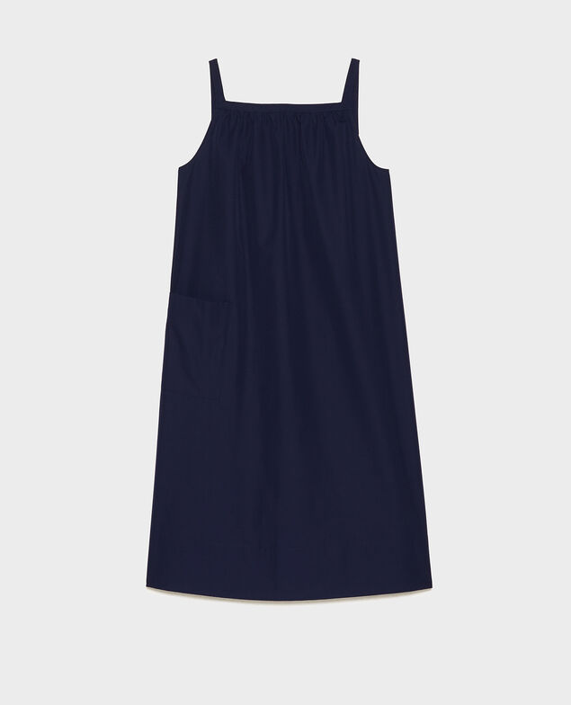 Cotton dress Maritime blue