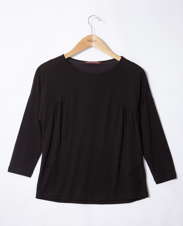 Round neck t-shirt Black
