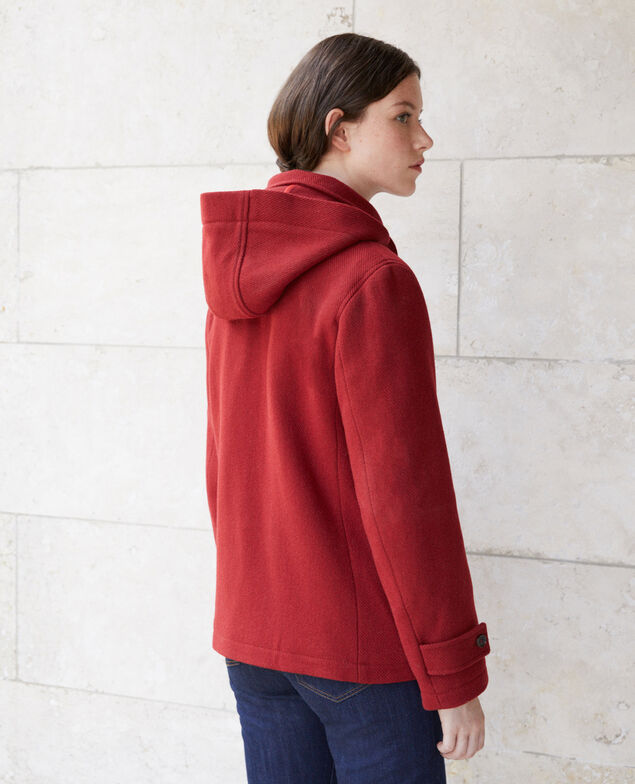 Short duffle coat Red