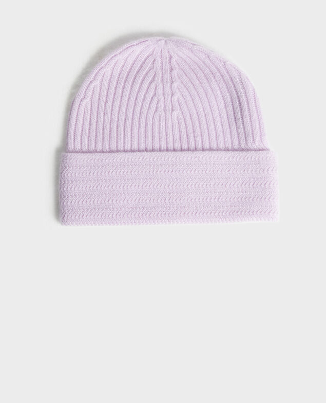 Cashmere beanie Pastel lilac