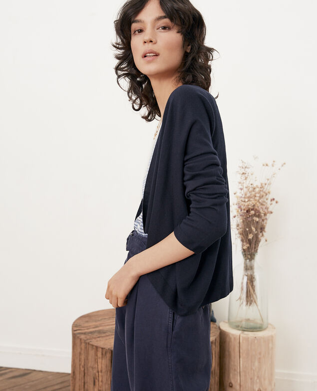 Short cardigan Marine