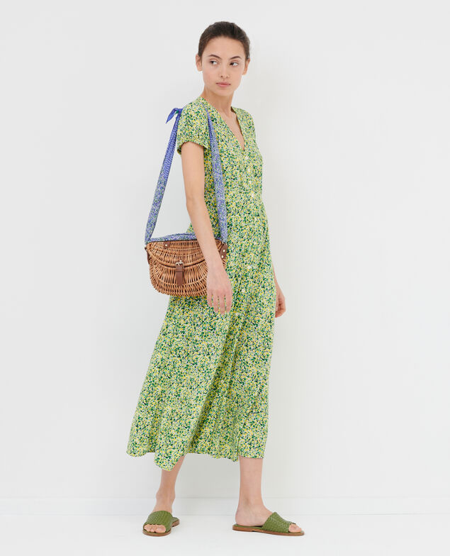 LUDIVINE - Floaty maxi dress 116 print yellow