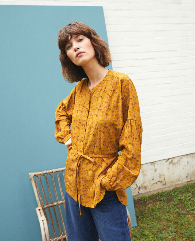 Loose blouse Ld golden spice