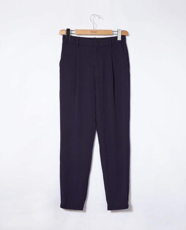 Suit-style trousers Peacoat