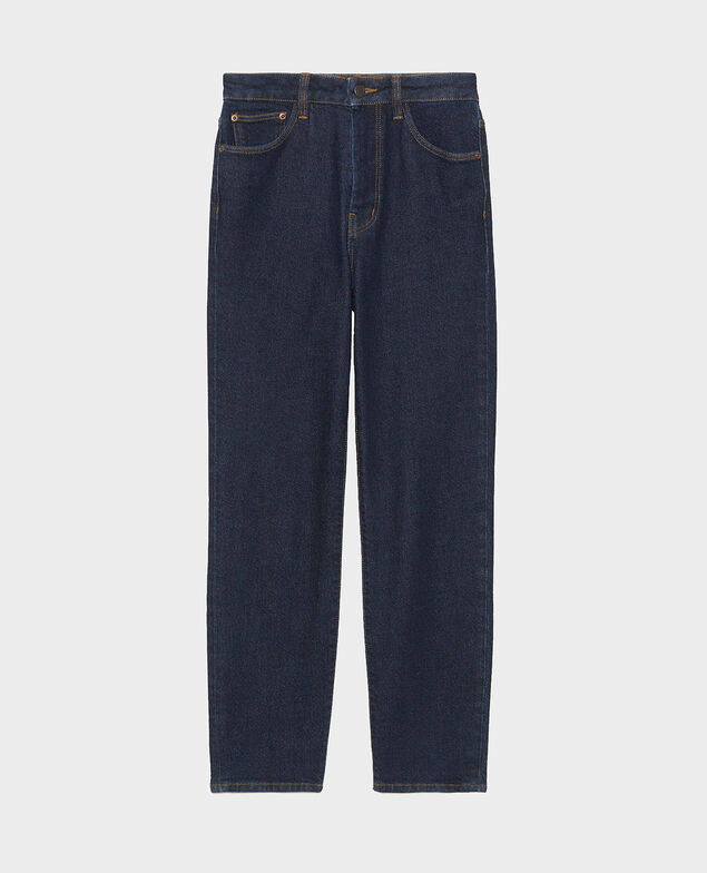 SLIM HIGH RISE - Cropped 5 pocket jeans Denim rinse