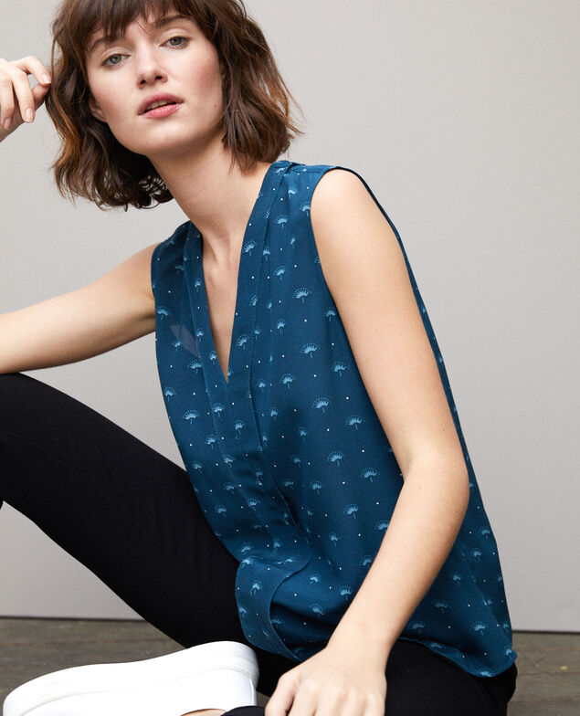 Sleeveless top Blue