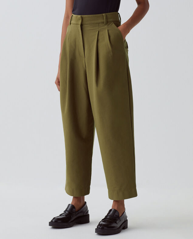 PEGGY - Carrot trousers H570 military olive
