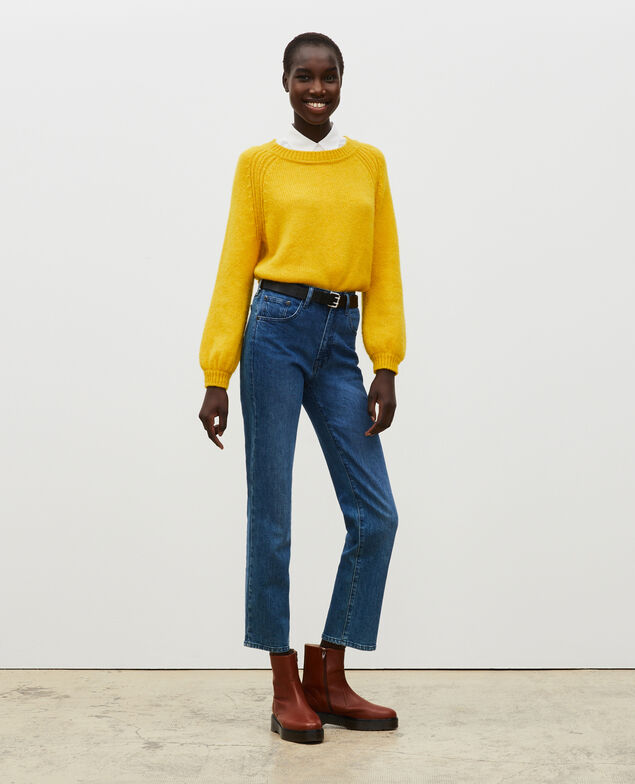 SLIM STRAIGHT - Straight bleached jeans Denim medium wash