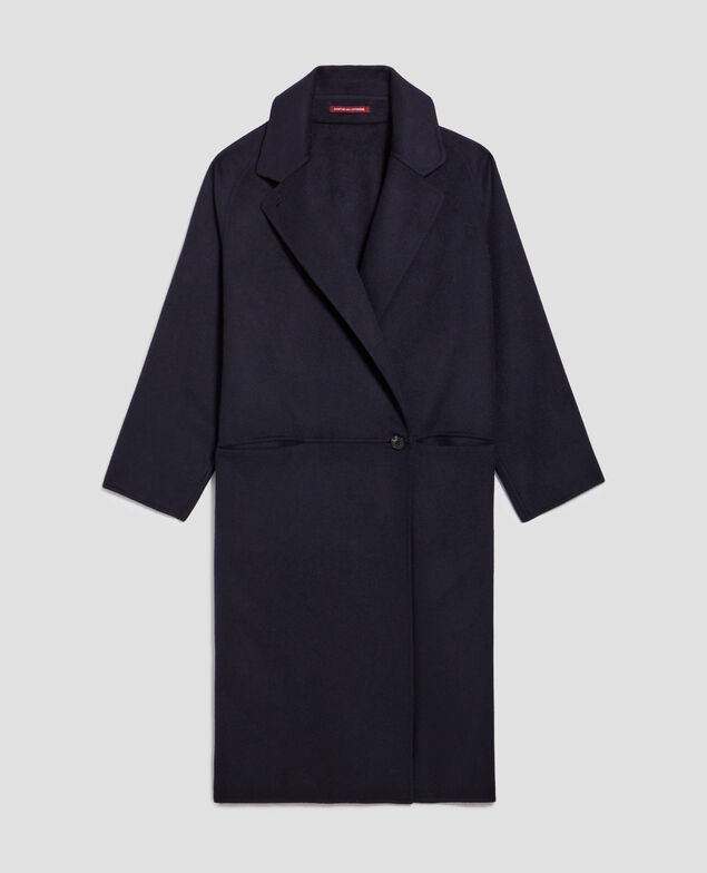 Double-sided long coat H695 night sky
