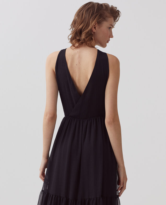 Fluid maxi dress H091 black beauty