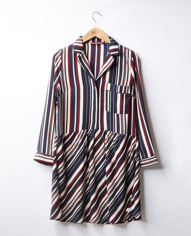 Striped dress Stripes marine/devil