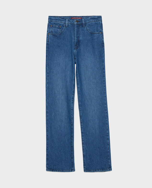 SLIM STRAIGHT - Straight bleached jeans Denim medium wash