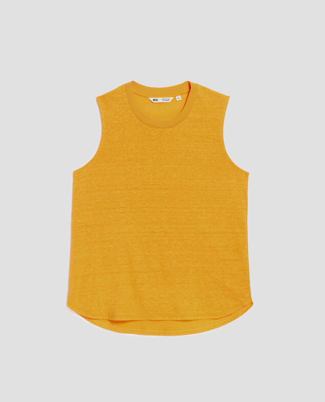 MARCELLE - Linen tank top H450 artisan's gold
