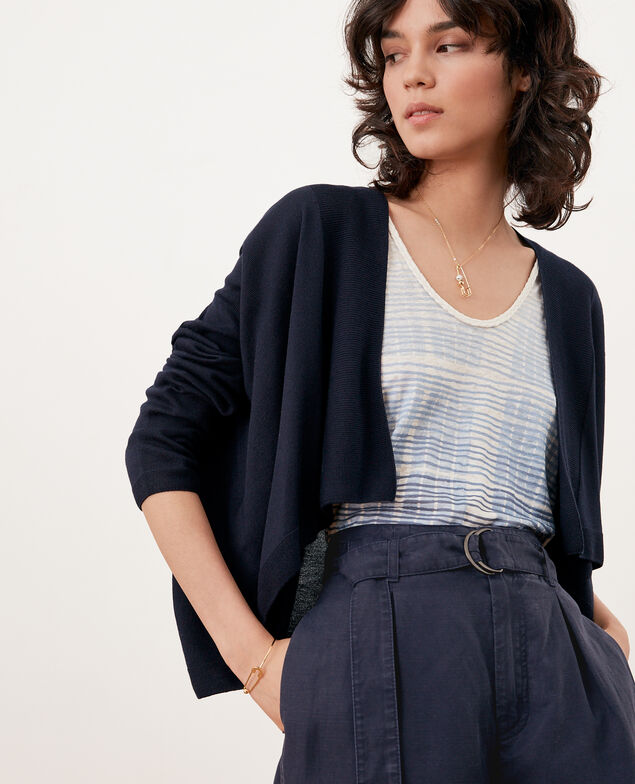 Short cardigan Marine