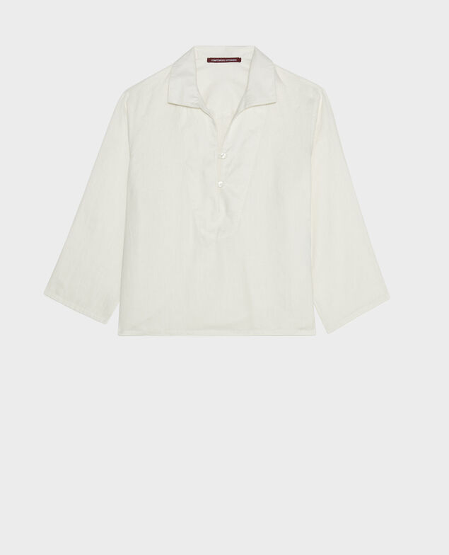 Linen blouse Gardenia