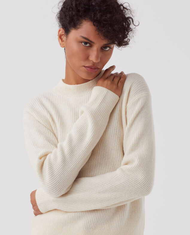 Wool jumper U010 off white