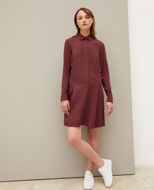 Robe coupe droite Brown