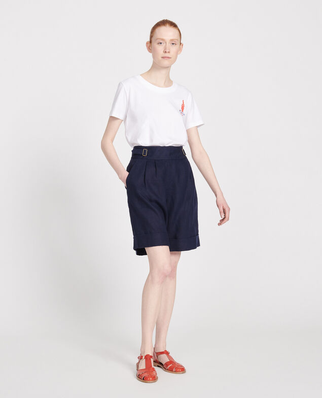 Cotton T-shirt Fiery red