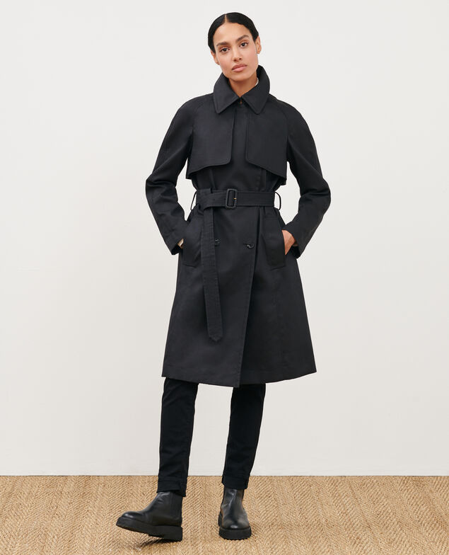 CATHERINE - Iconic trench 7016c 09 black