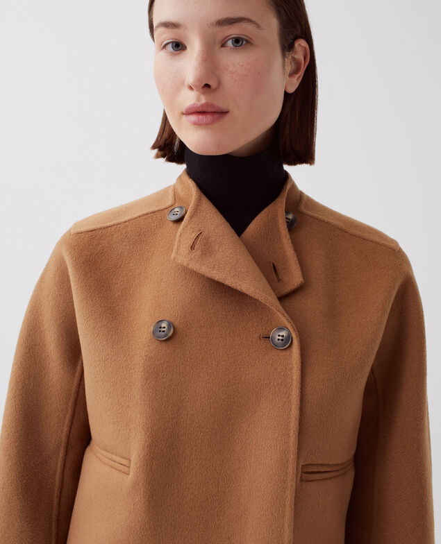 Double-sided jacket I340 toasted coconut