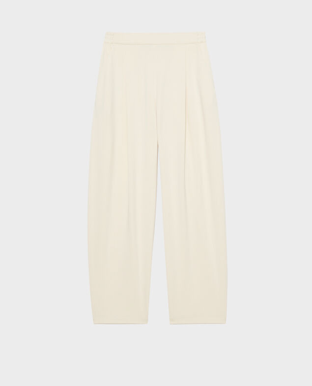 Cotton blend trousers 30 natural