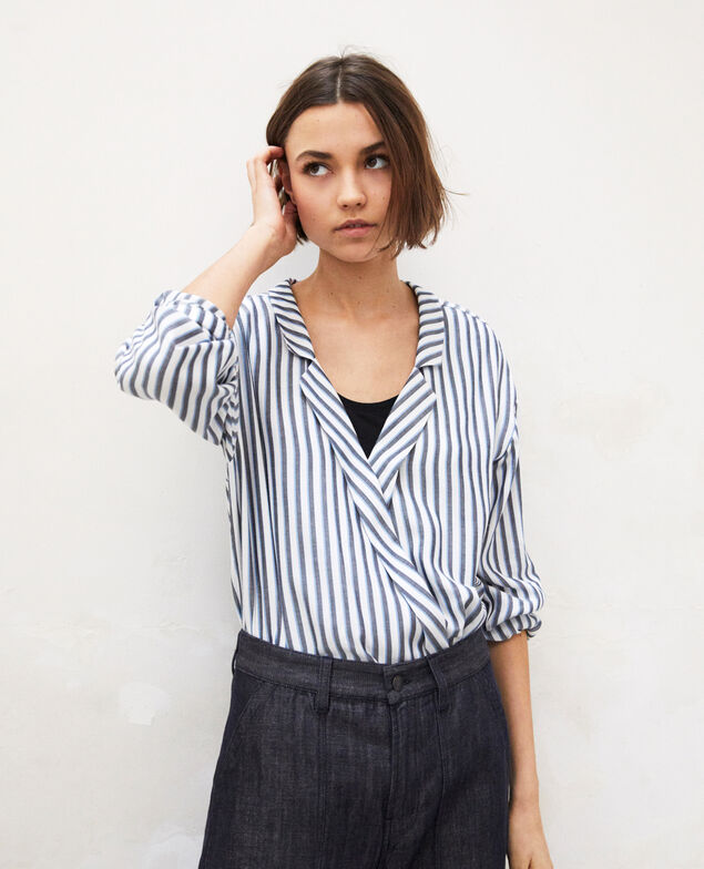 Pyjama-style shirt Off white