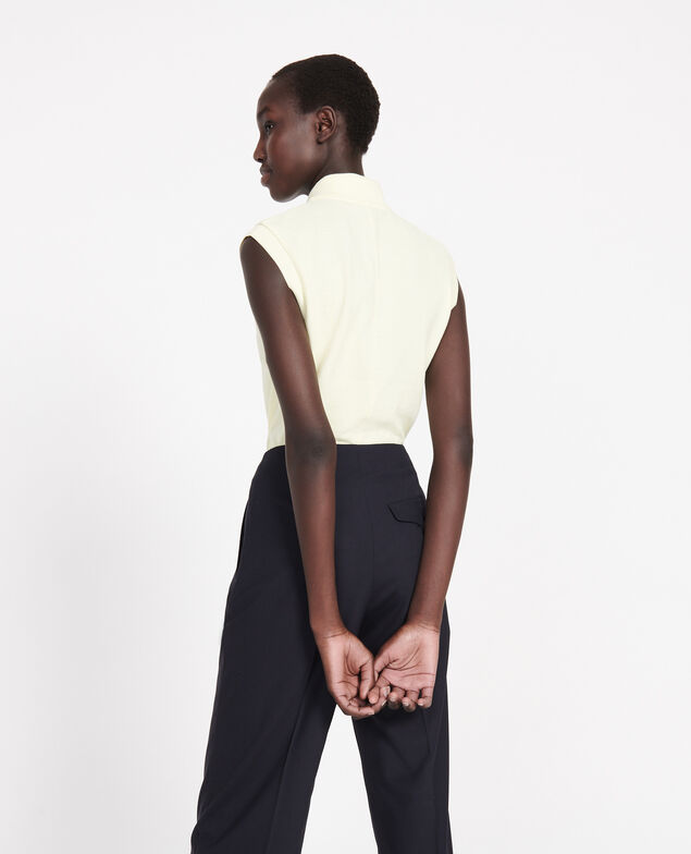 Cotton polo shirt Tender yellow